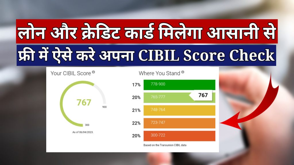 Free CIBIL Score Check kare