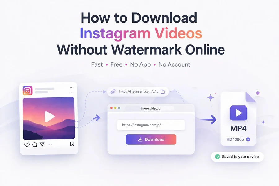 How to Download Instagram Videos Without Watermark Online — Free Download Instagram